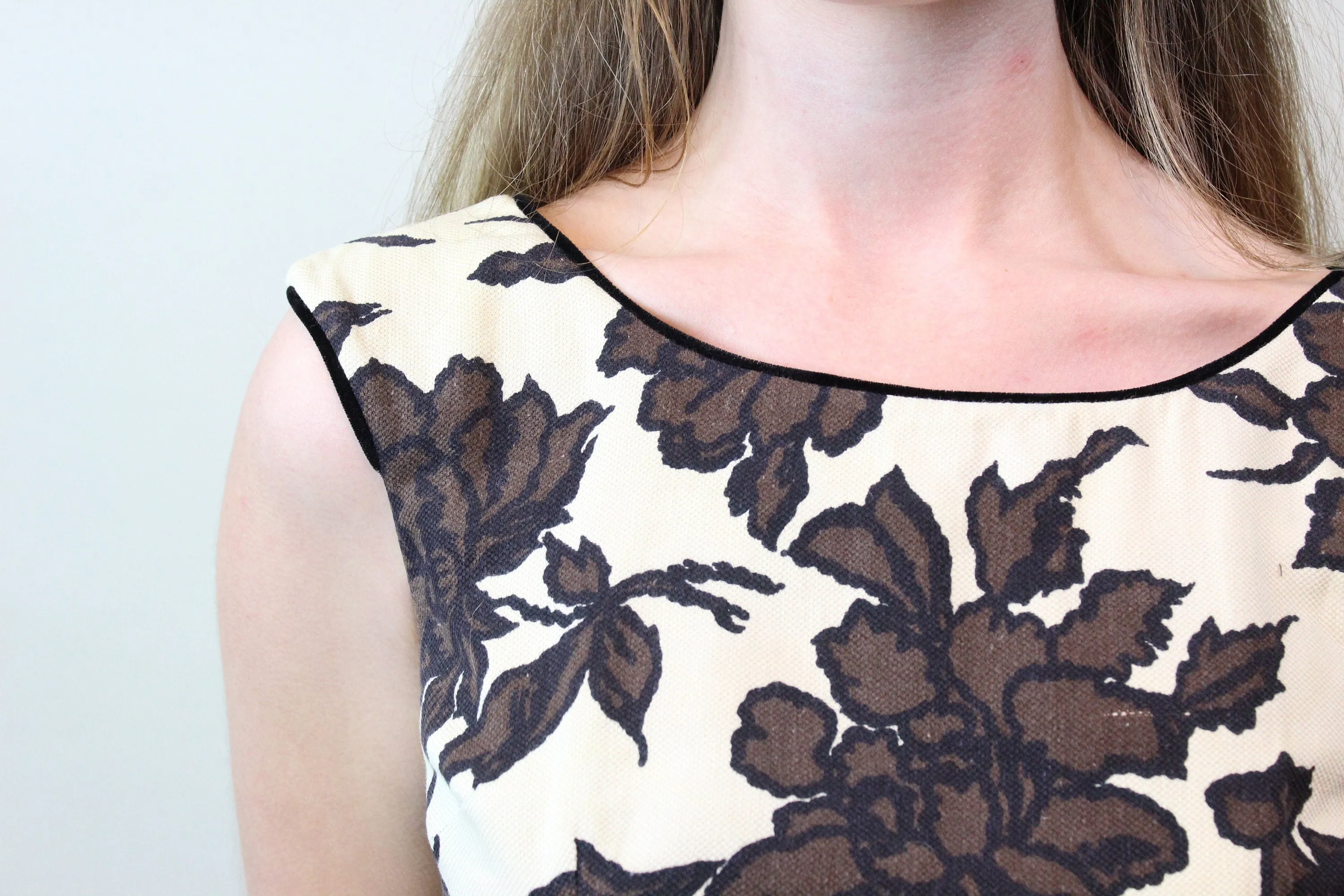 1950s I MAGNIN cotton pique dress xs | new spring summer