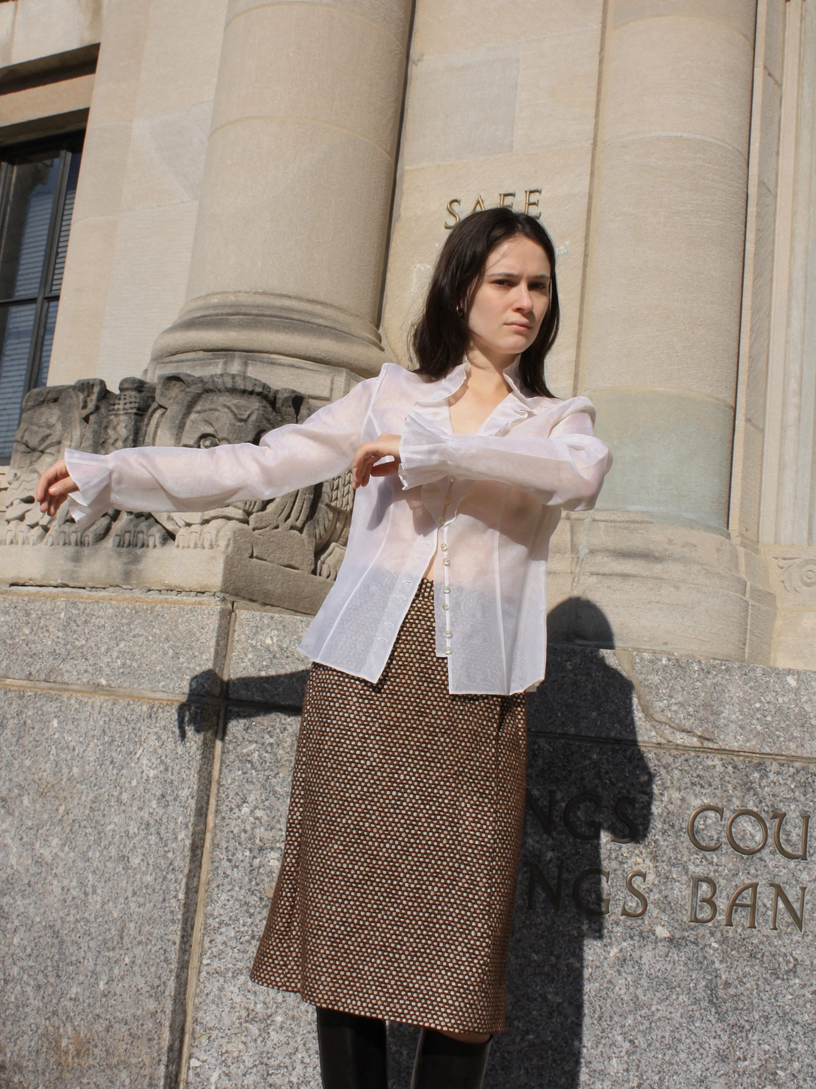 60s Tweed Wool Skirt
