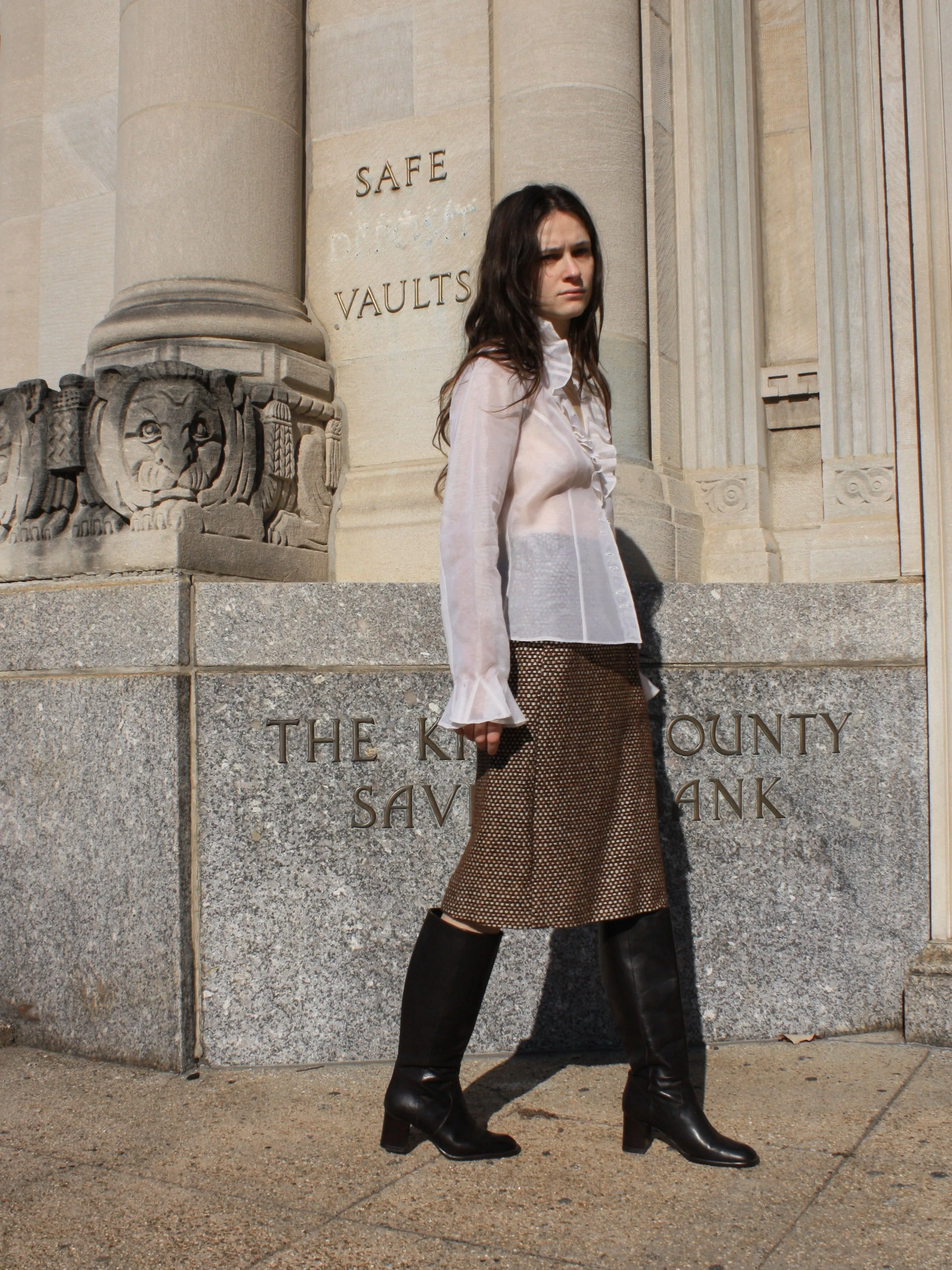 60s Tweed Wool Skirt