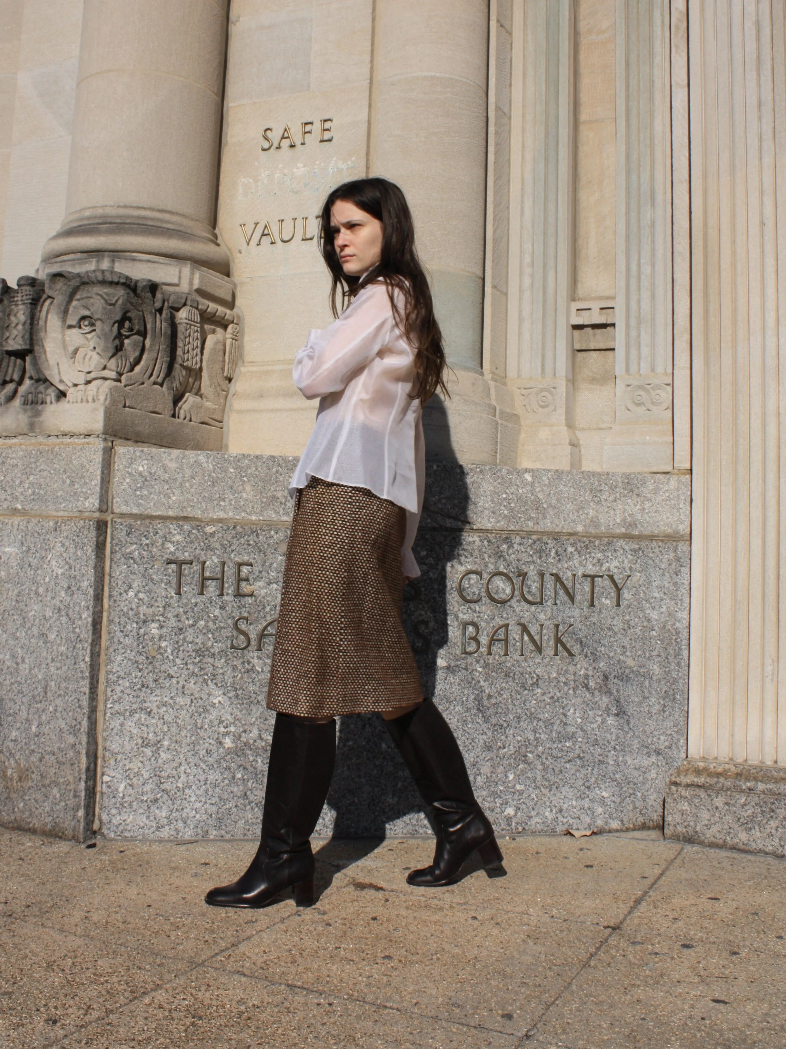 60s Tweed Wool Skirt