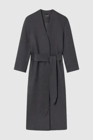 A Emery Veronique Coat in Charcoal Melange