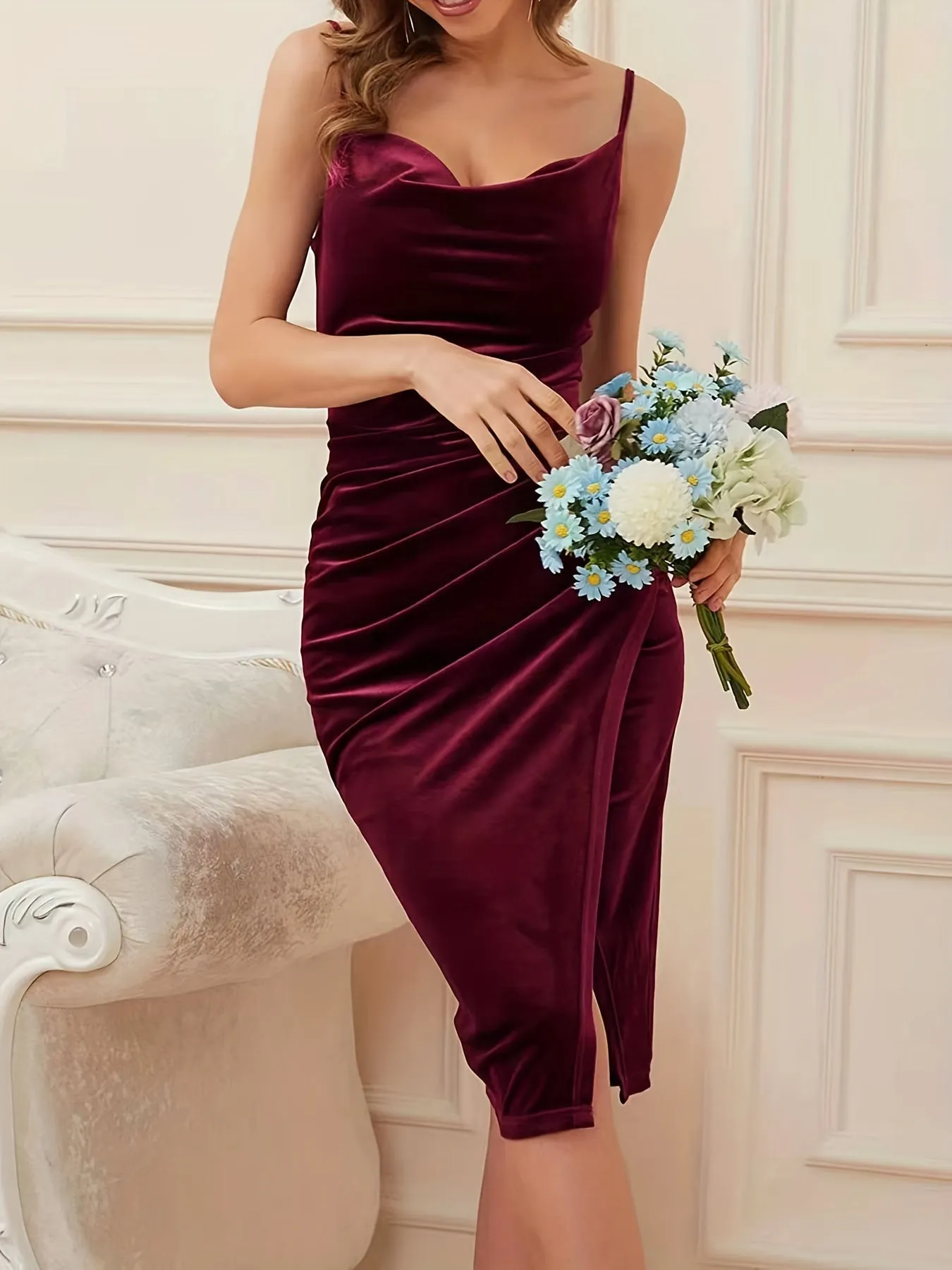 Alisande® | Velvet Cocktail Dress