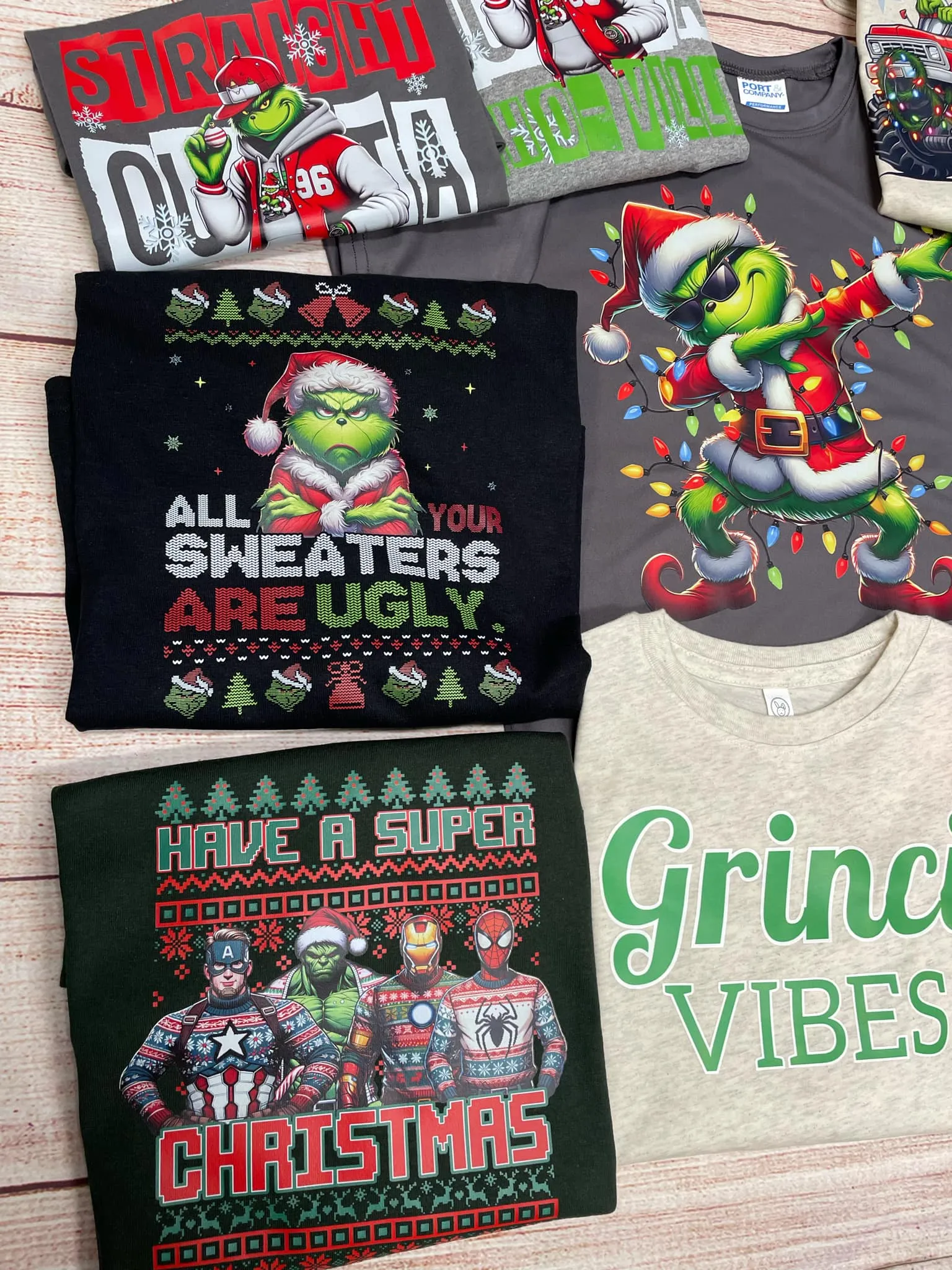 All your sweaters are ugly GRINCH  (SWEATSHIRT)