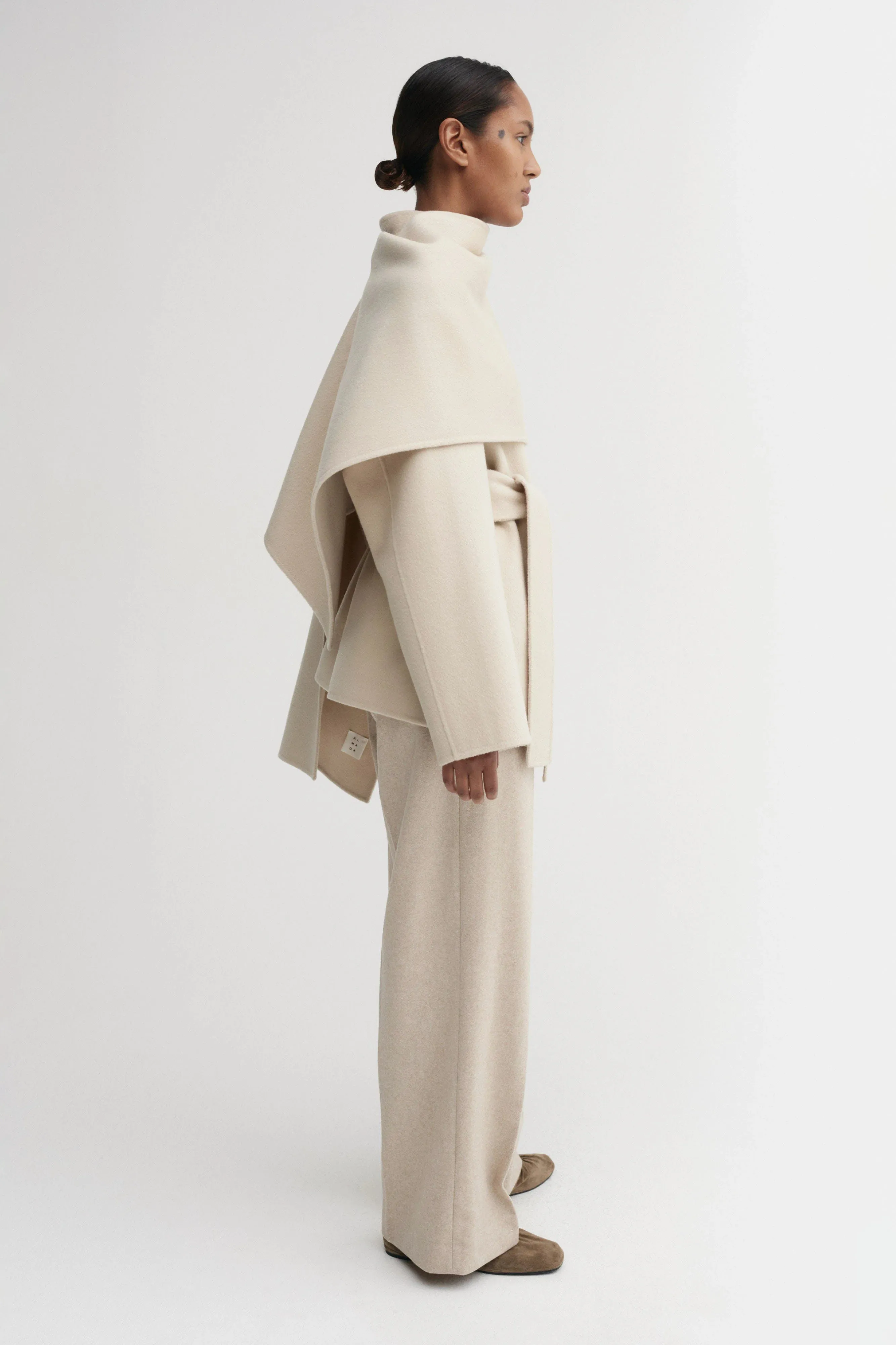 Almada Noorie Double Coat in Sand