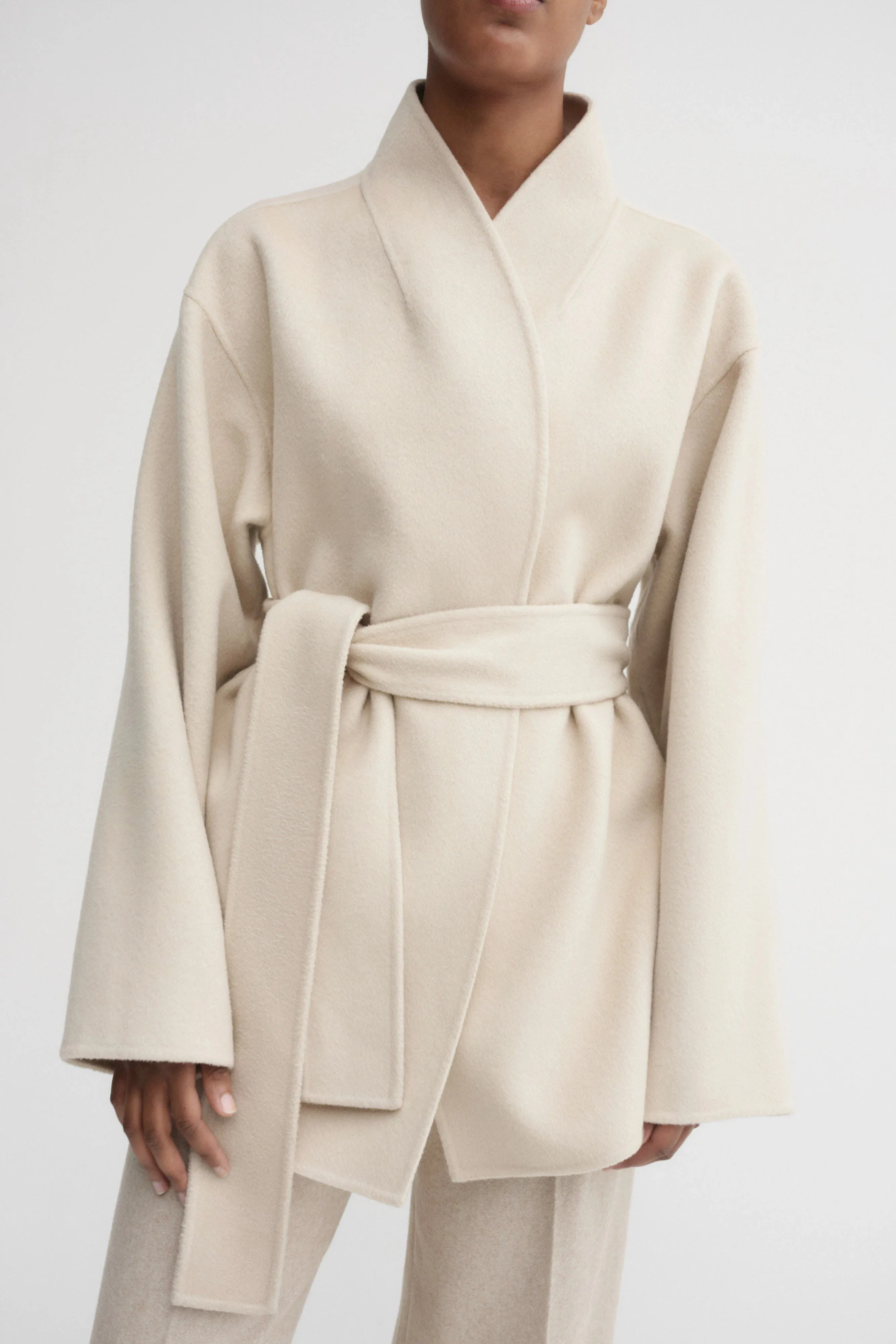 Almada Noorie Double Coat in Sand
