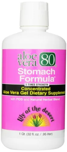Aloe 80 Organics Fórmula de estómago, 32 onzas