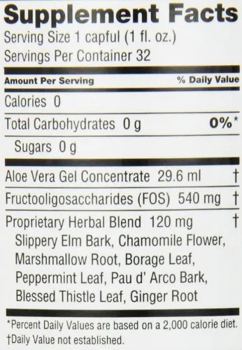 Aloe 80 Organics Fórmula de estómago, 32 onzas