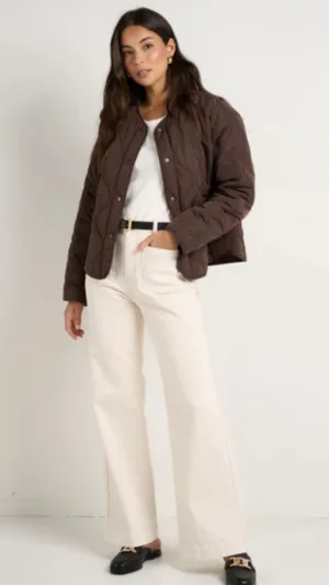 Apex Collarless Puffer Jacket