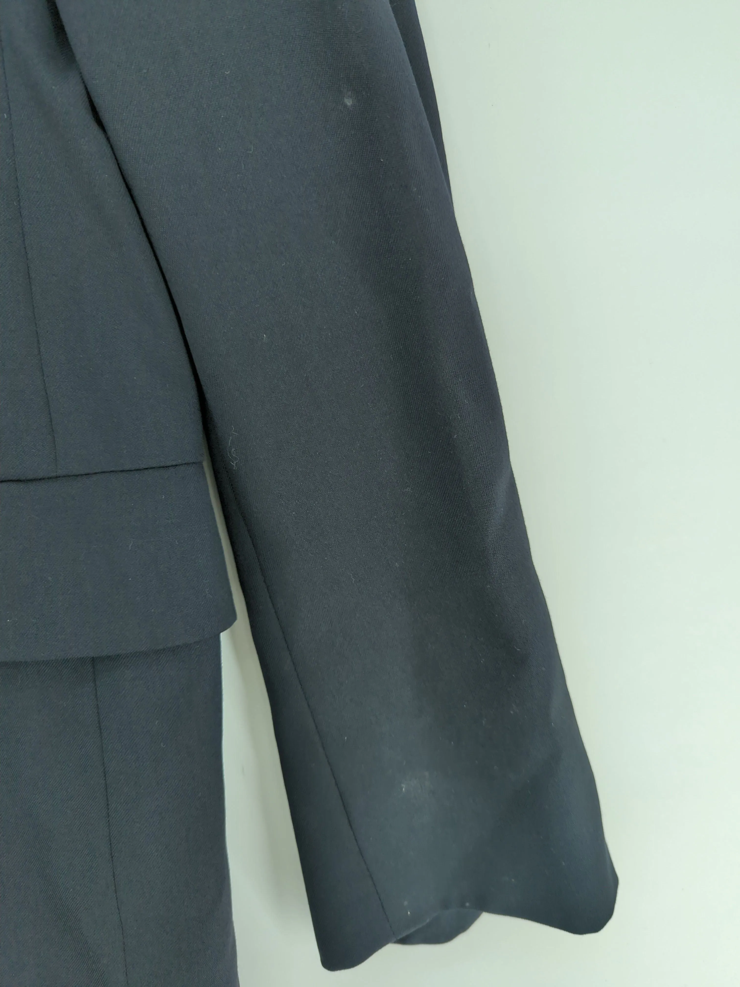 Austin Reed Men's Blazer Chest: 42 in Black Wool with Viscose