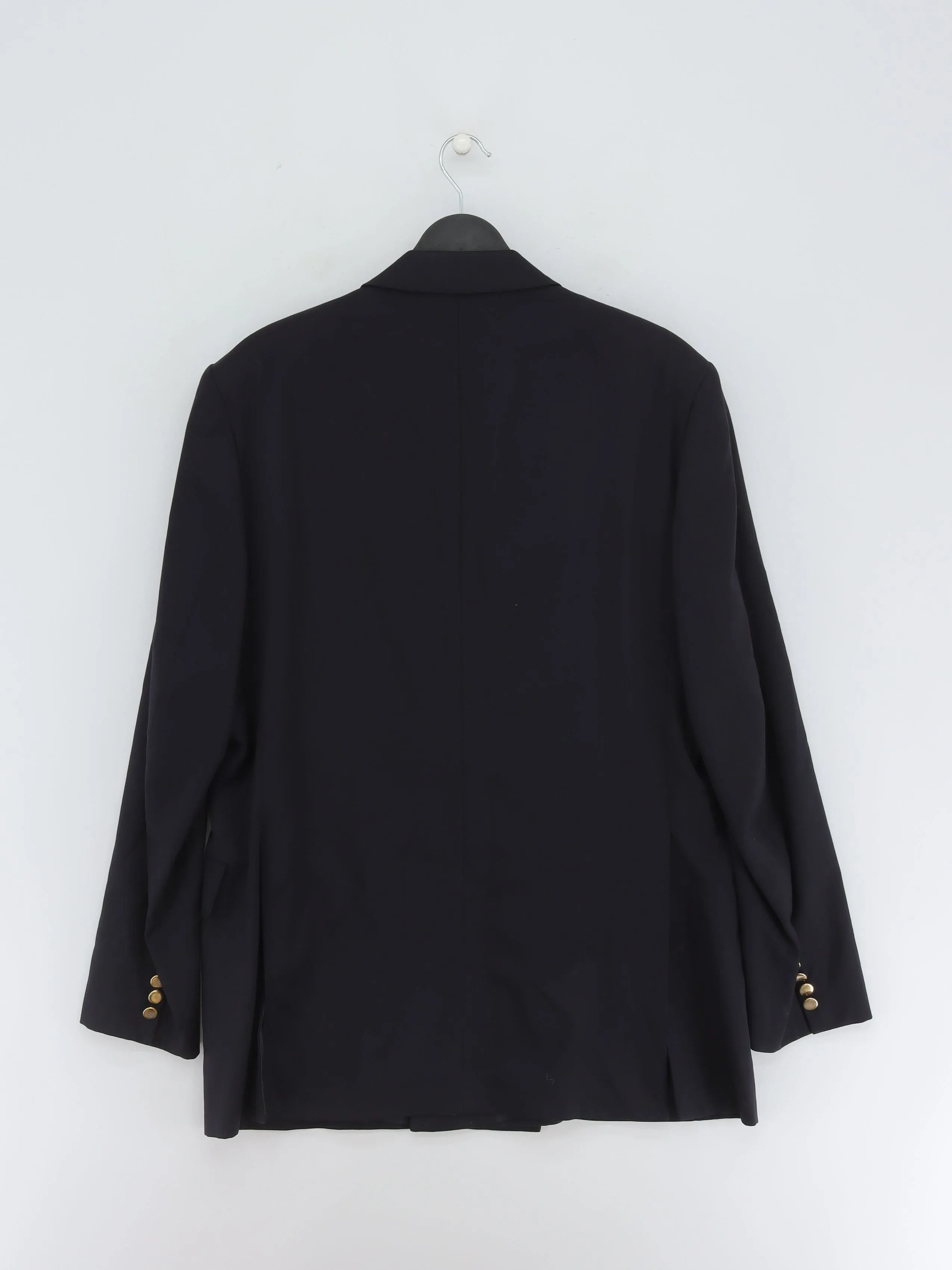 Austin Reed Men's Blazer Chest: 42 in Black Wool with Viscose