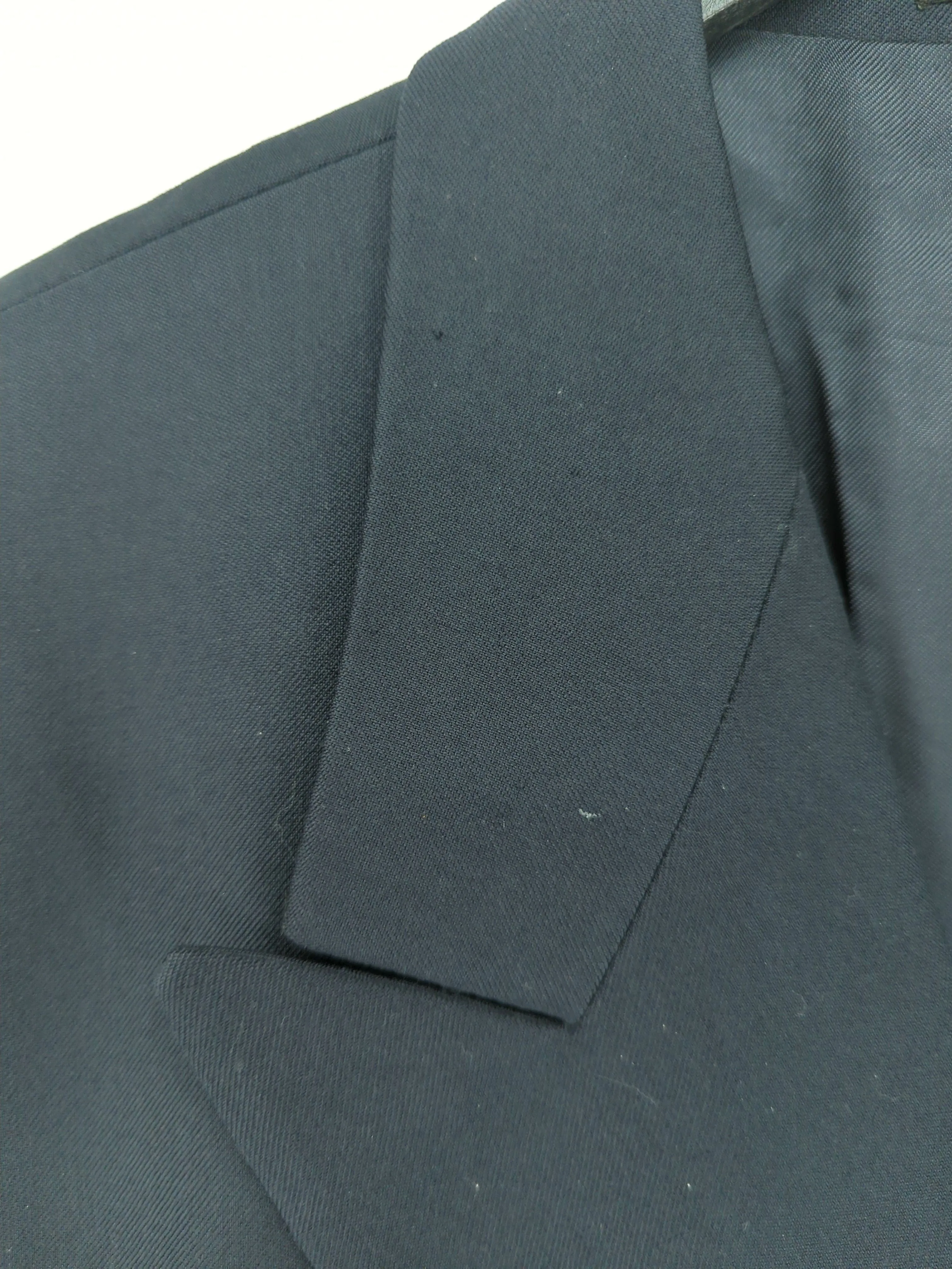 Austin Reed Men's Blazer Chest: 42 in Black Wool with Viscose