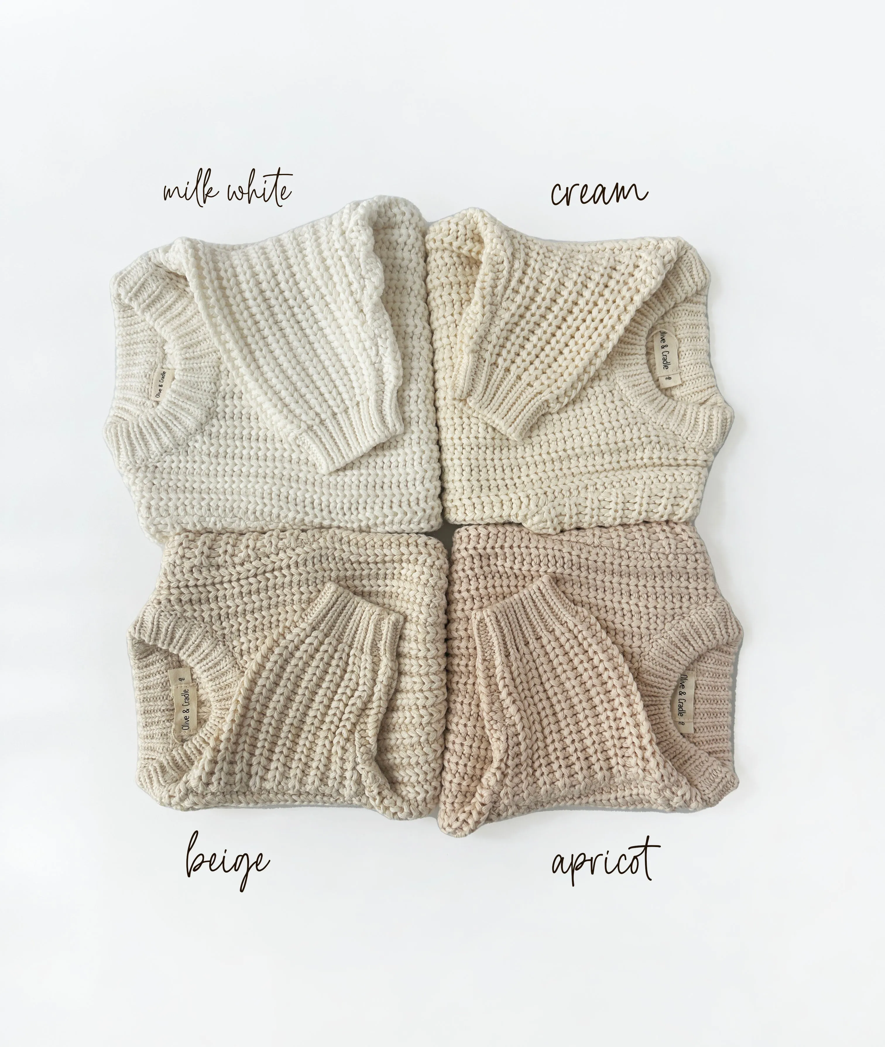 Baby Chunky Knit Braided Sweater