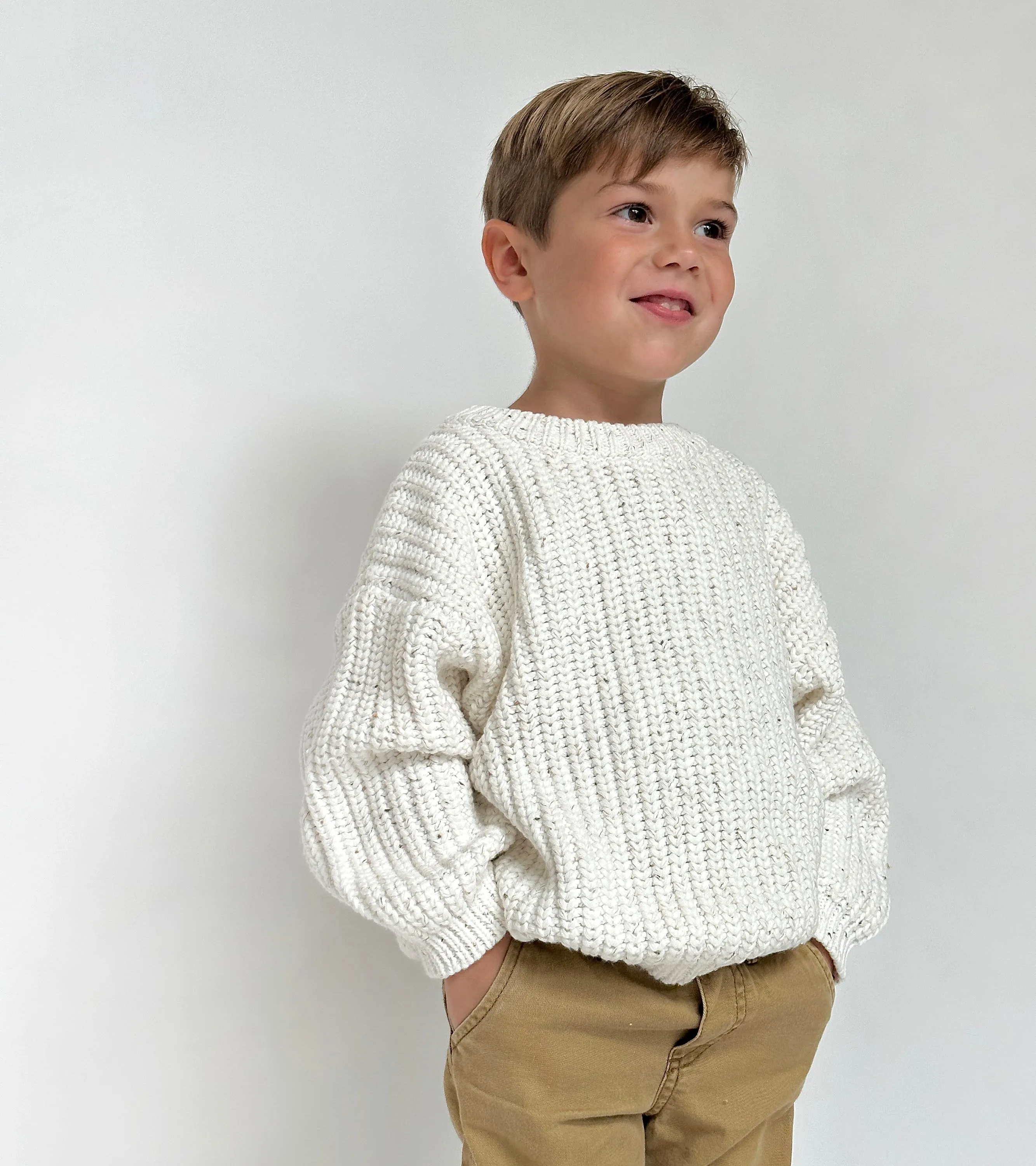 Baby Chunky Knit Braided Sweater
