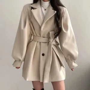 Bella Bow Belted Coat
