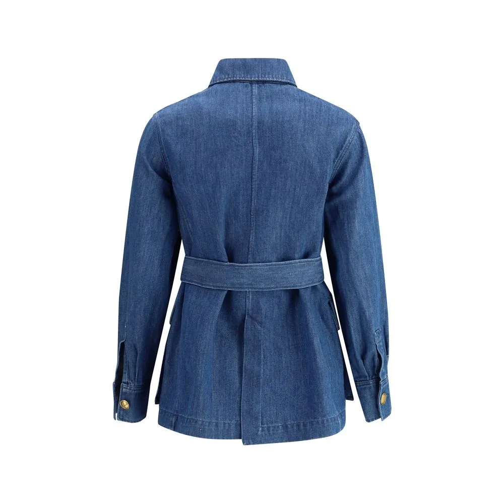 Belted Denim Jacket