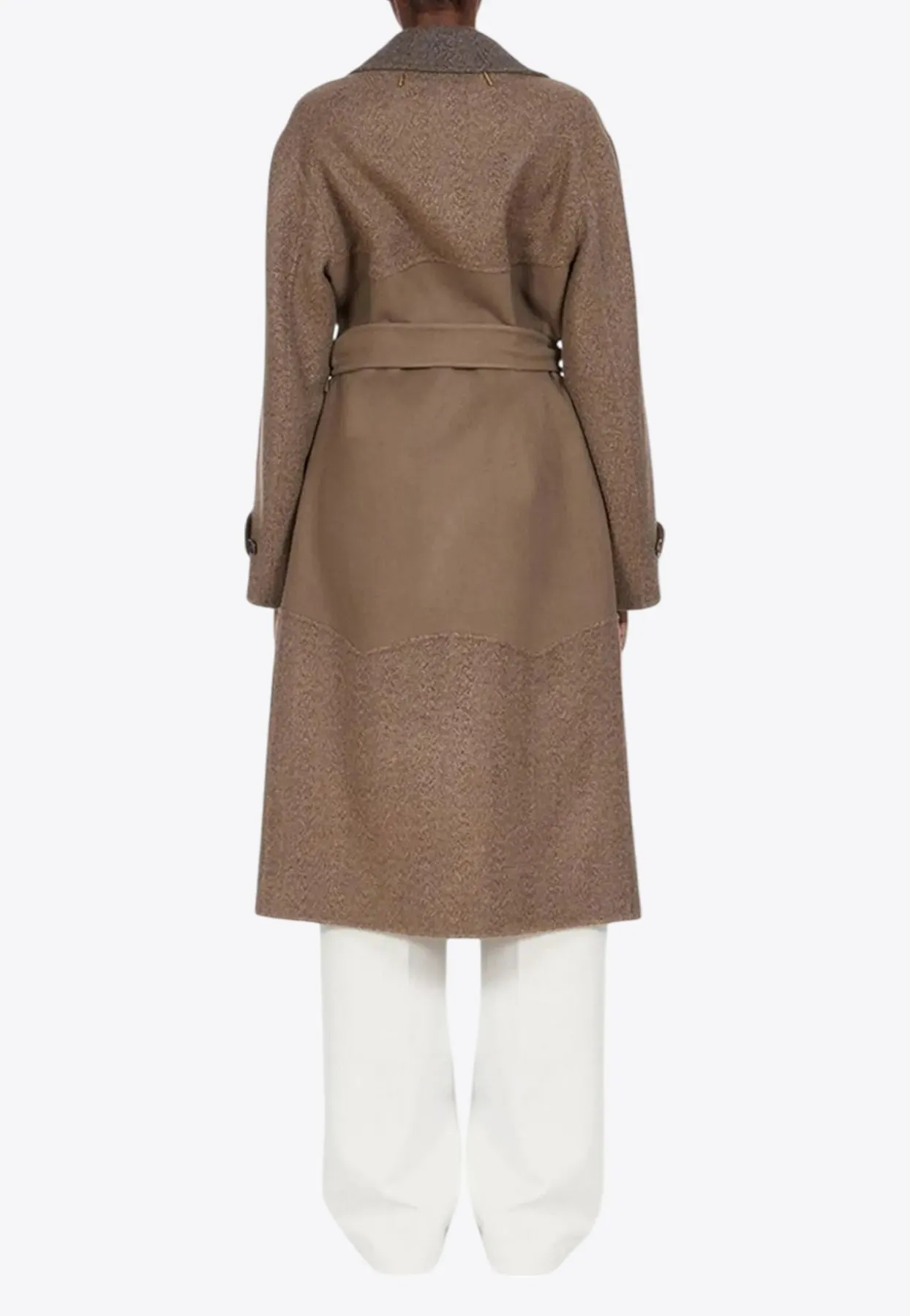Belted Wool-Cashmere Coat