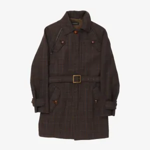 Belted Wool Overcoat