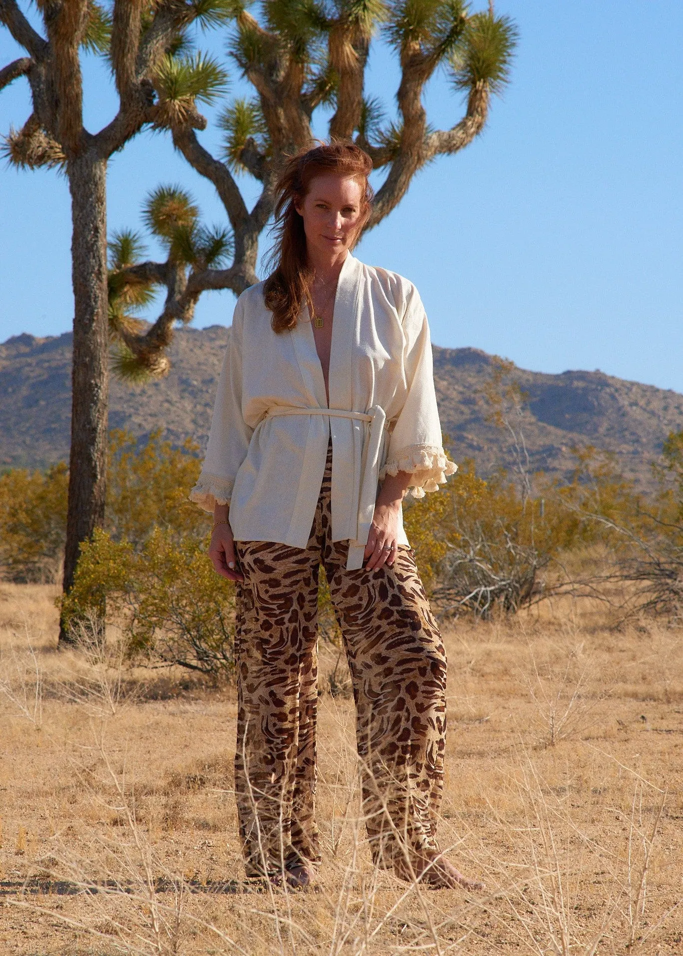 Bianca Pant in Leopard