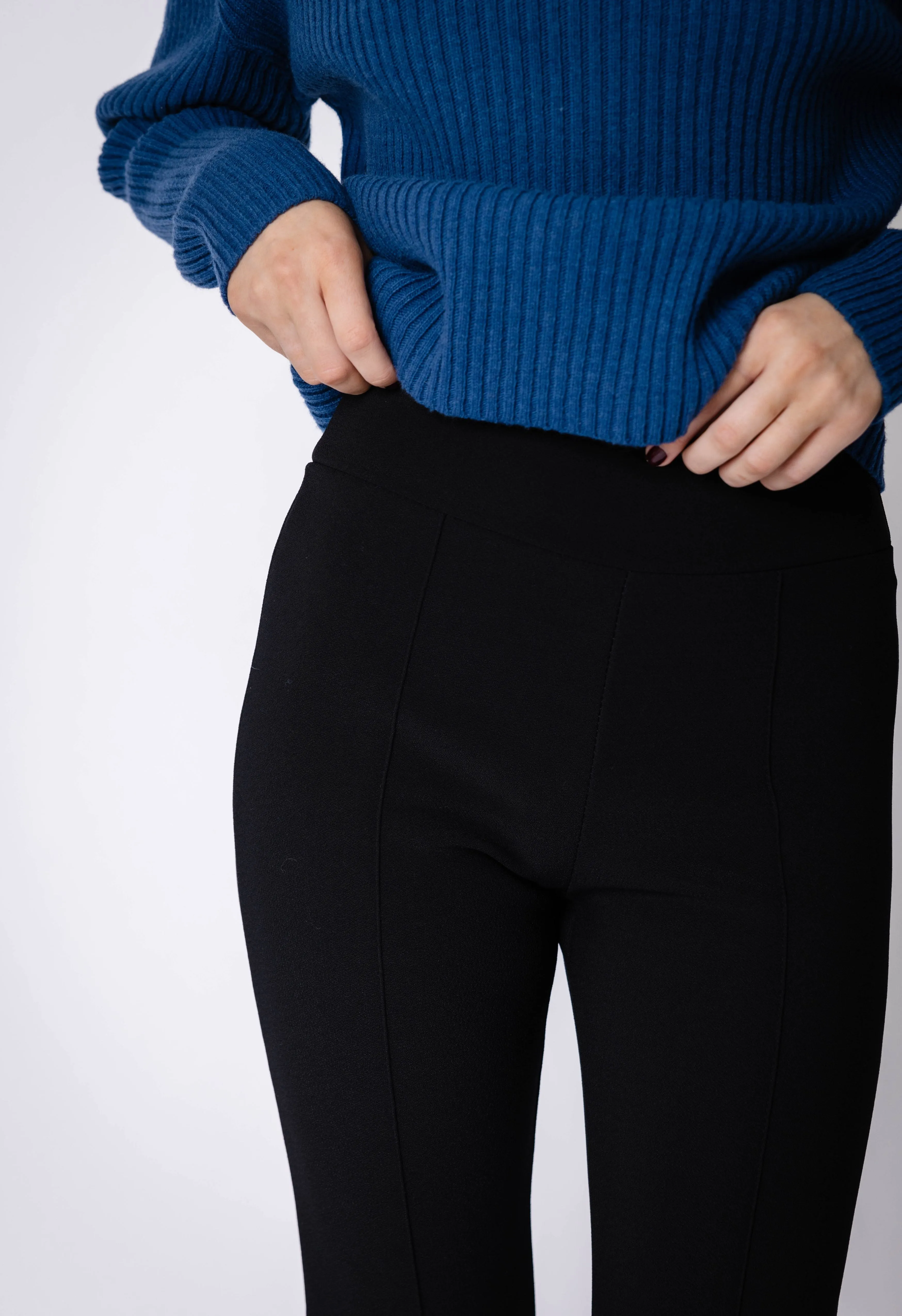 Black Spandex Flare Pant