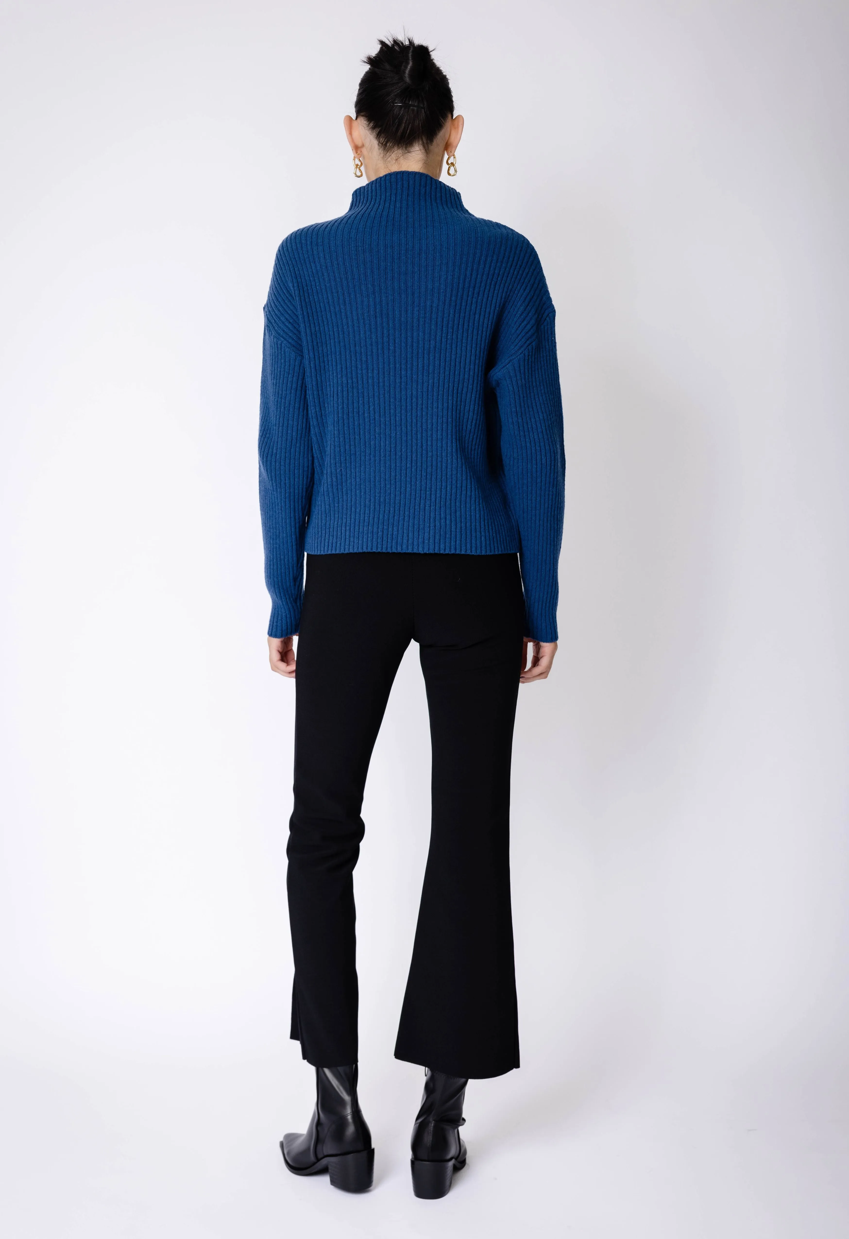 Black Spandex Flare Pant