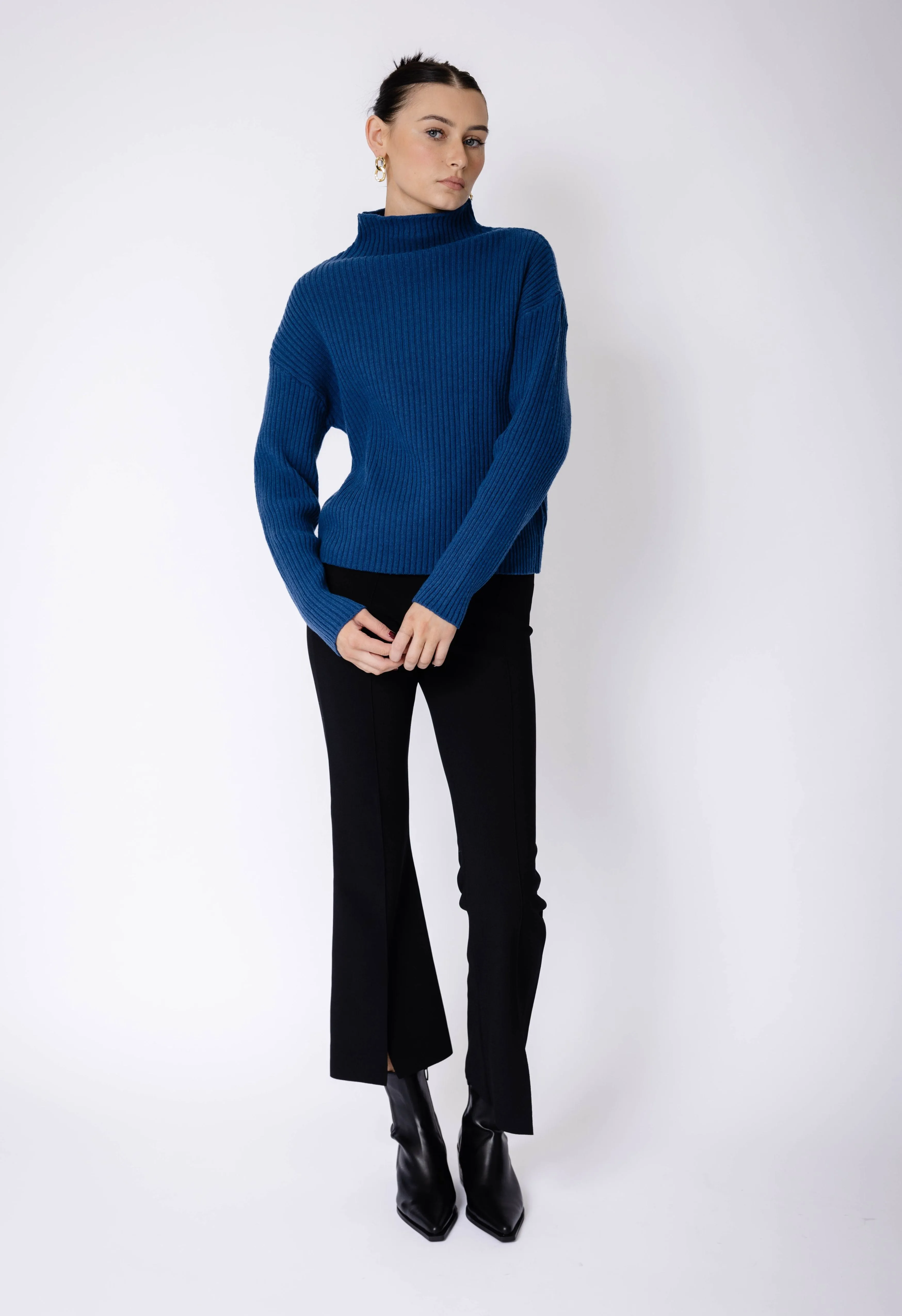 Black Spandex Flare Pant