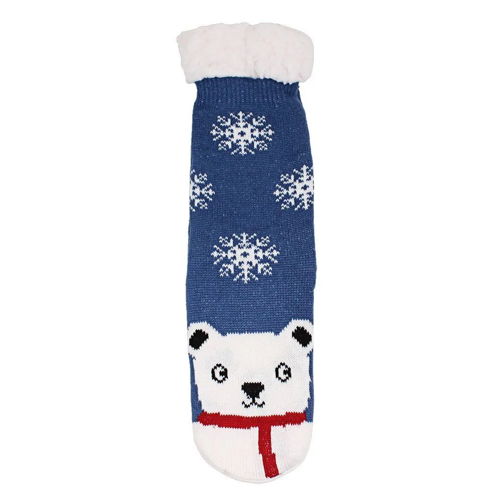Bob the Polar Bear Sherpa Lined Socks