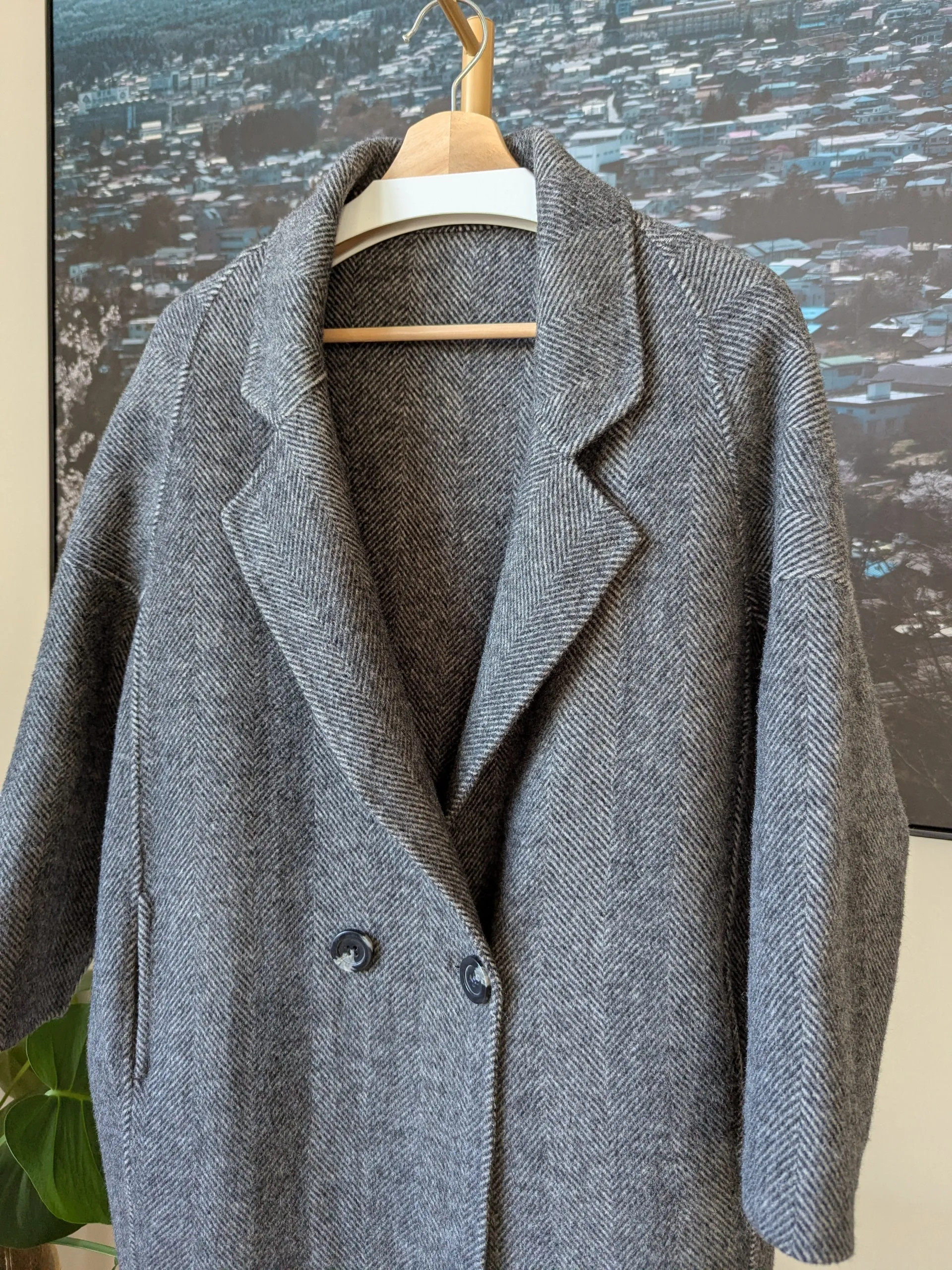 Brand New Alpaca & Wool Coat Size 8-14 FREE SHIPPING High Quality Wool 137