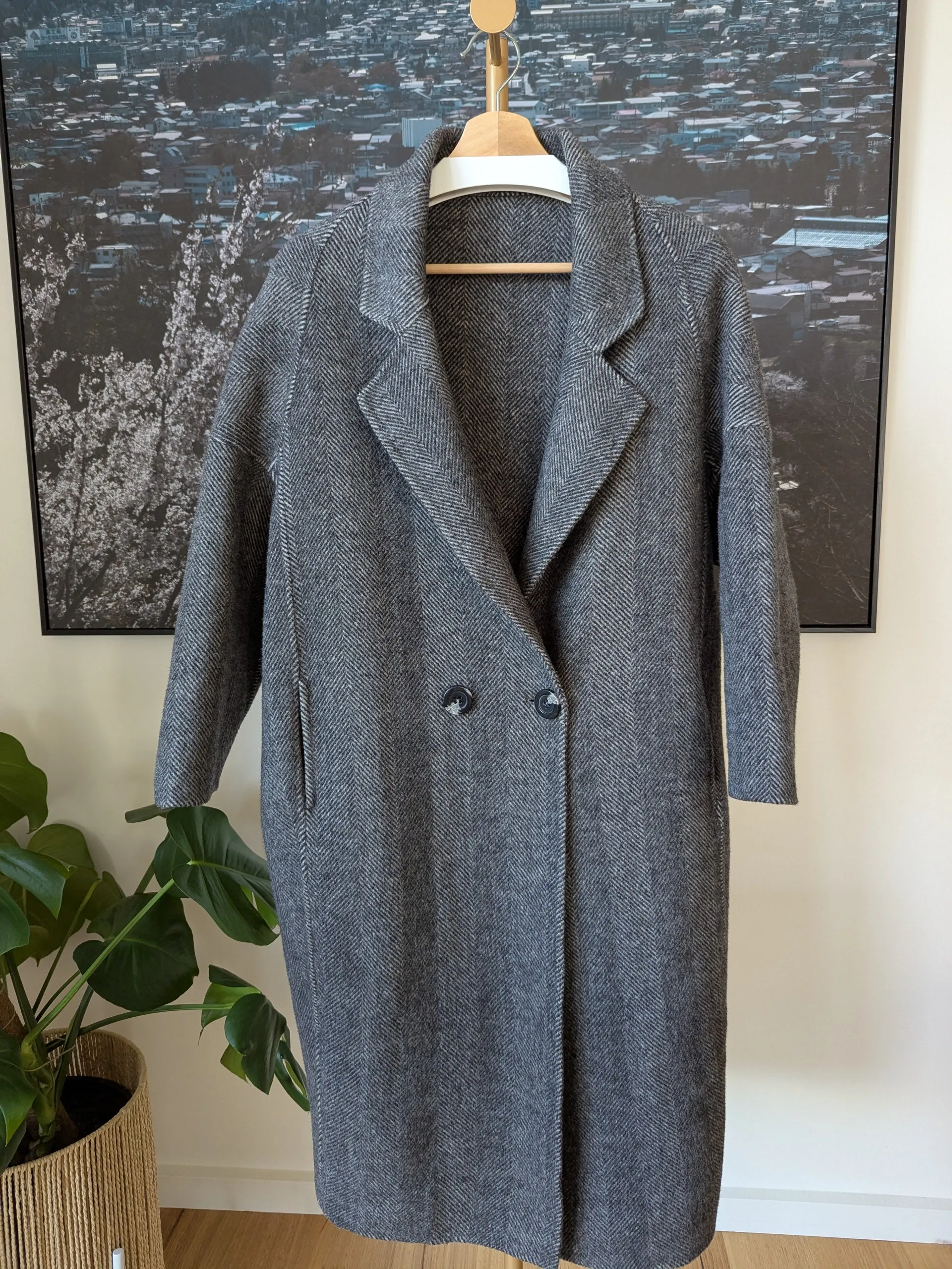 Brand New Alpaca & Wool Coat Size 8-14 FREE SHIPPING High Quality Wool 137