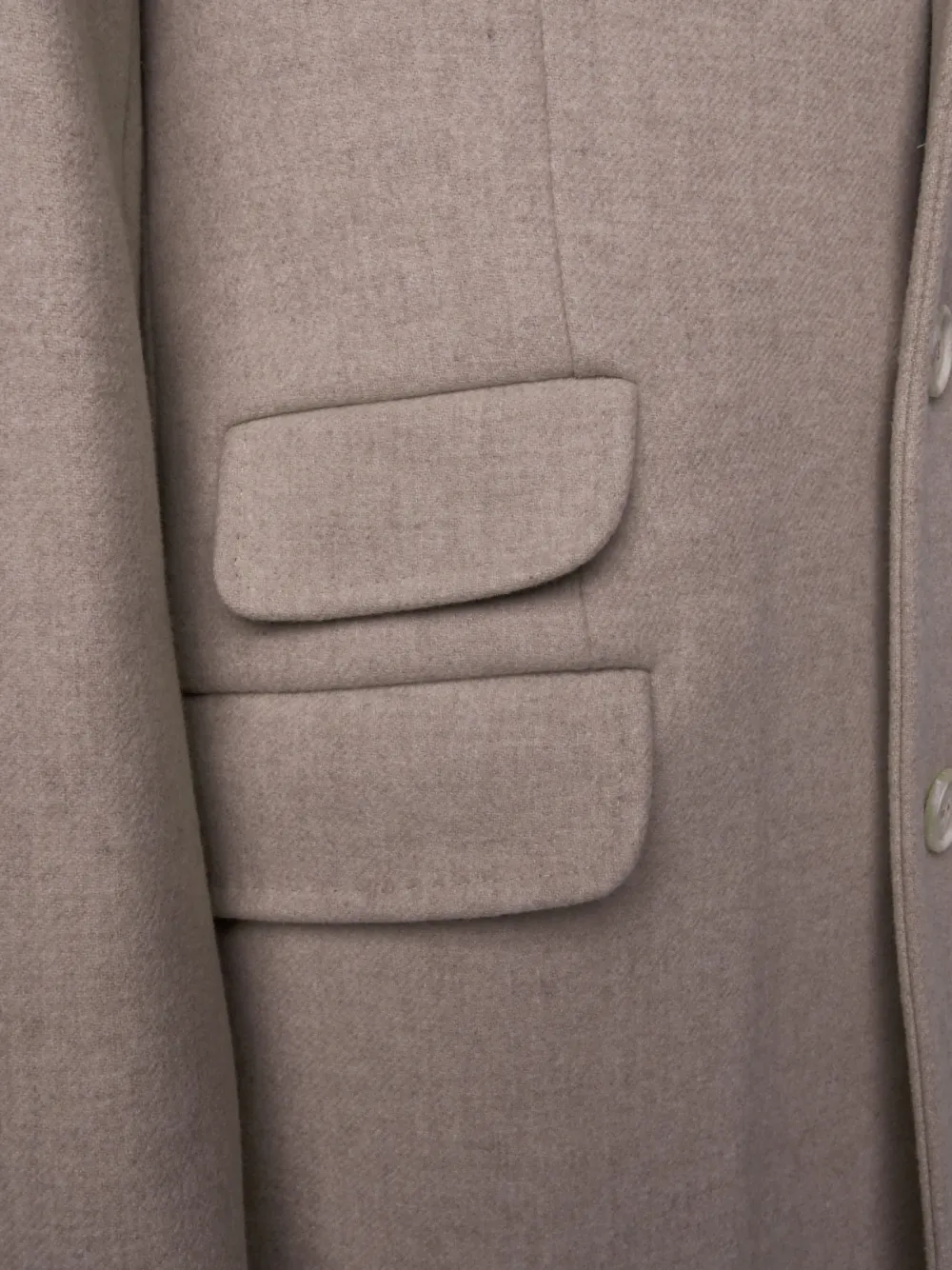Brunello Cucinelli Wool-Blend Overcoat Beige
