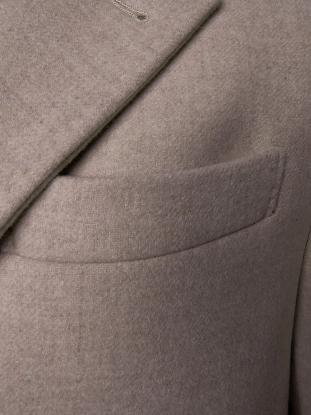 Brunello Cucinelli Wool-Blend Overcoat Beige