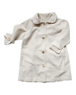 Button-Down Coat with Classic Collar