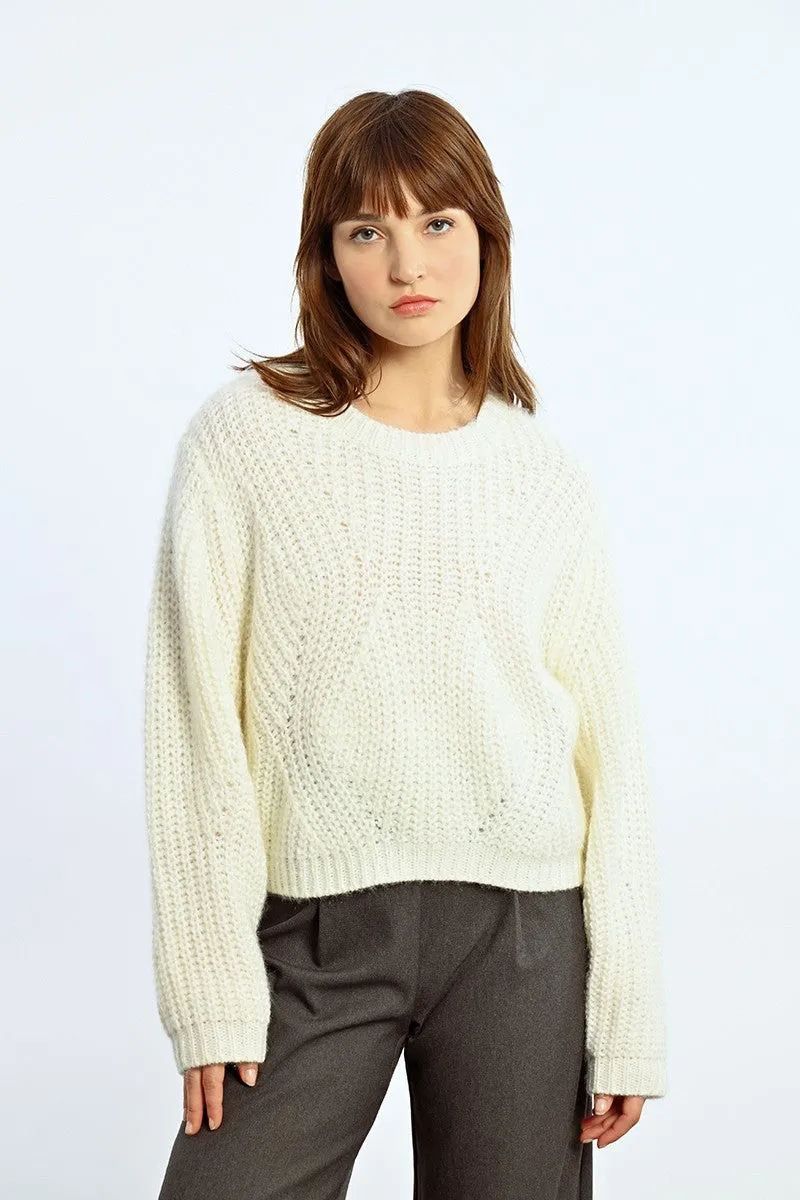 CABLE KNIT SWEATER