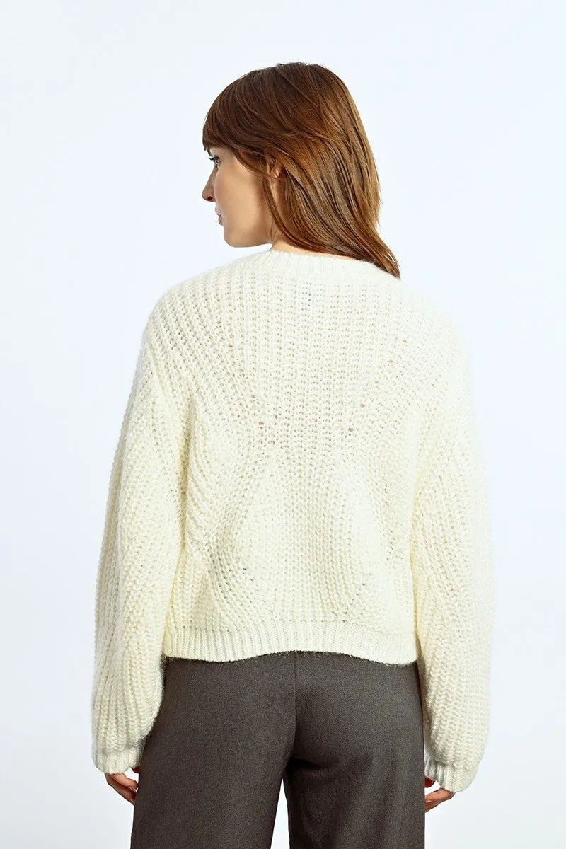 CABLE KNIT SWEATER