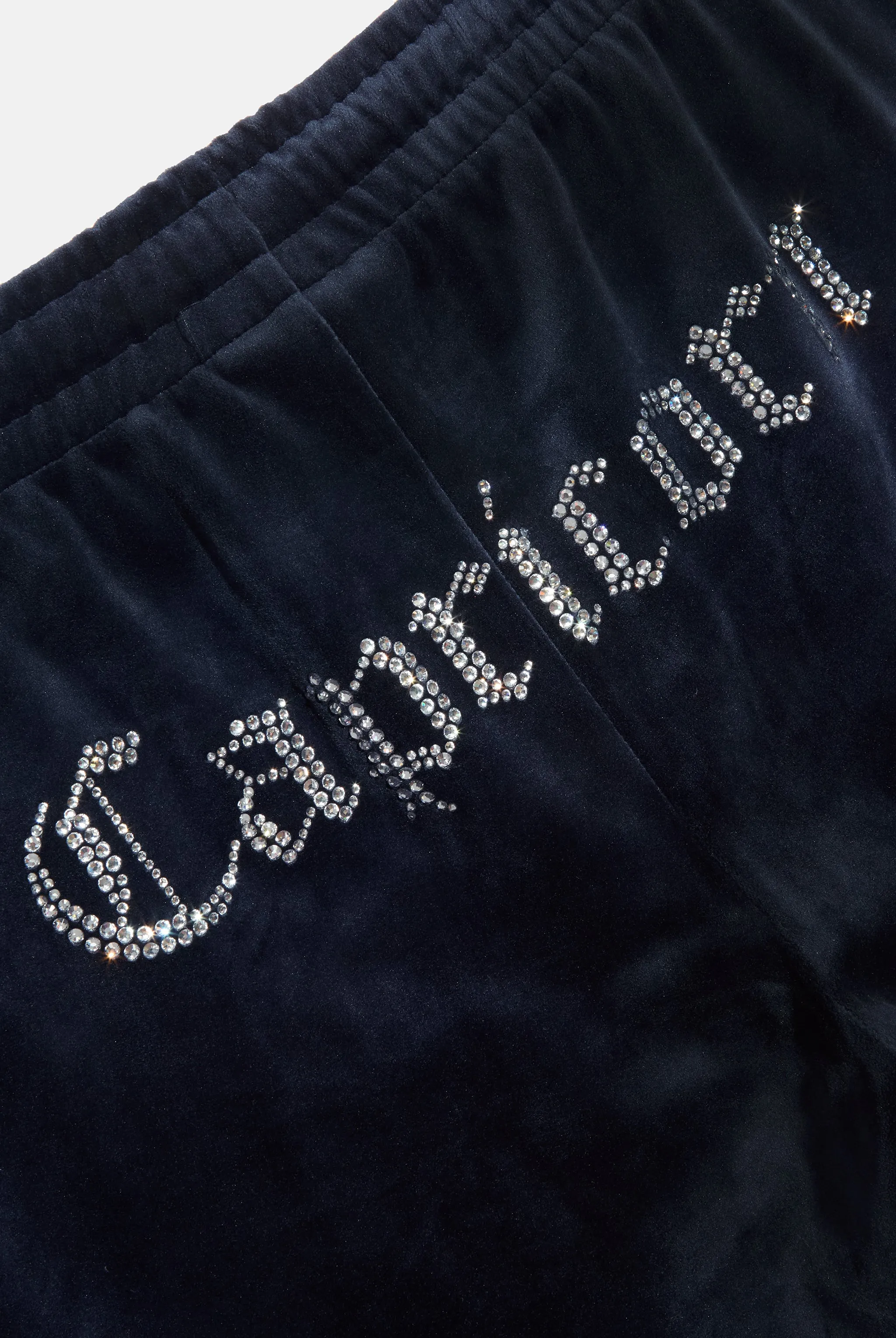 'CAPRICORN' NIGHT SKY VELOUR DIAMANTÉ TRACKSUIT BOTTOM