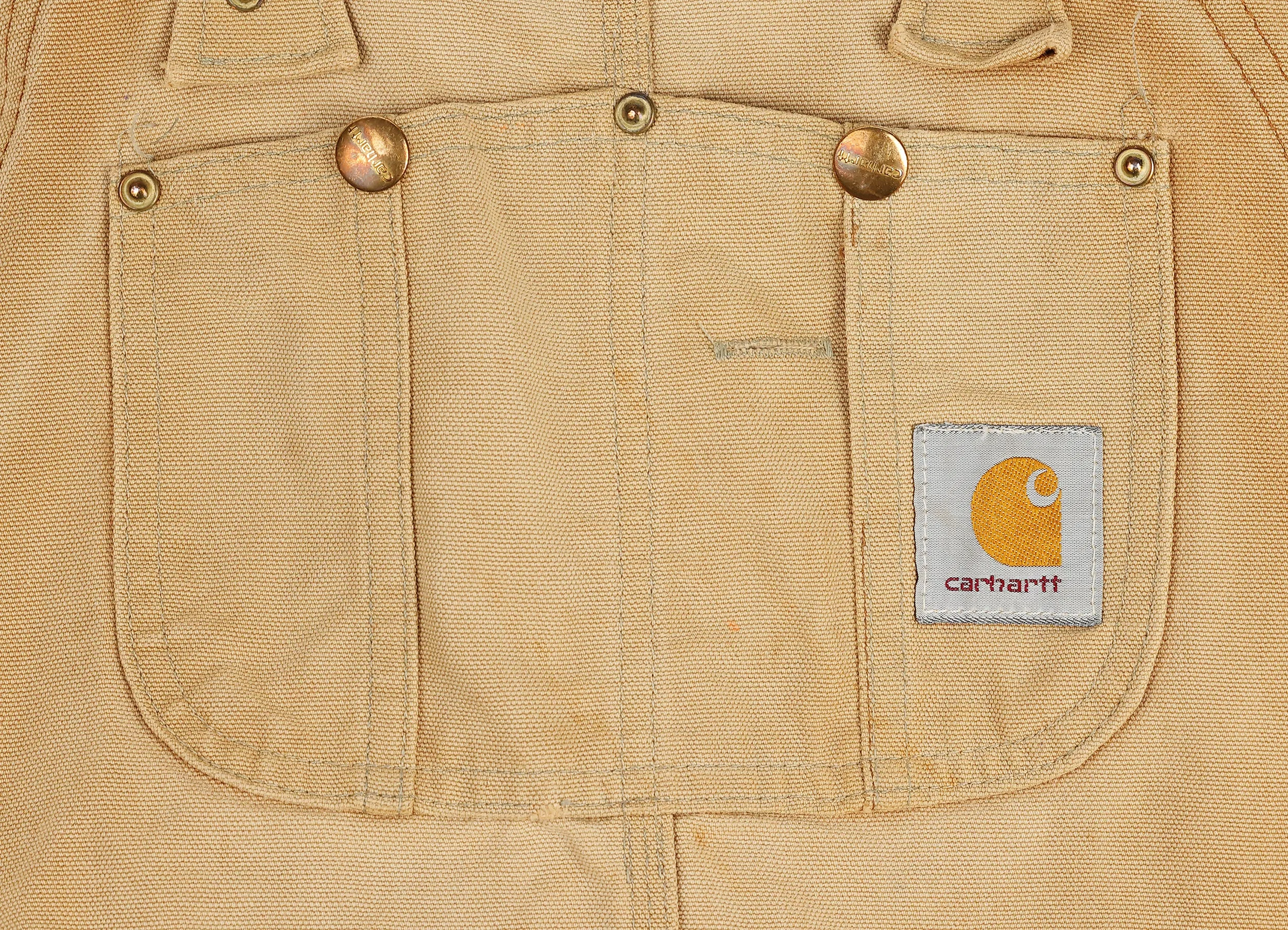 Carhartt Double Knee Work Dungarees - Beige - M