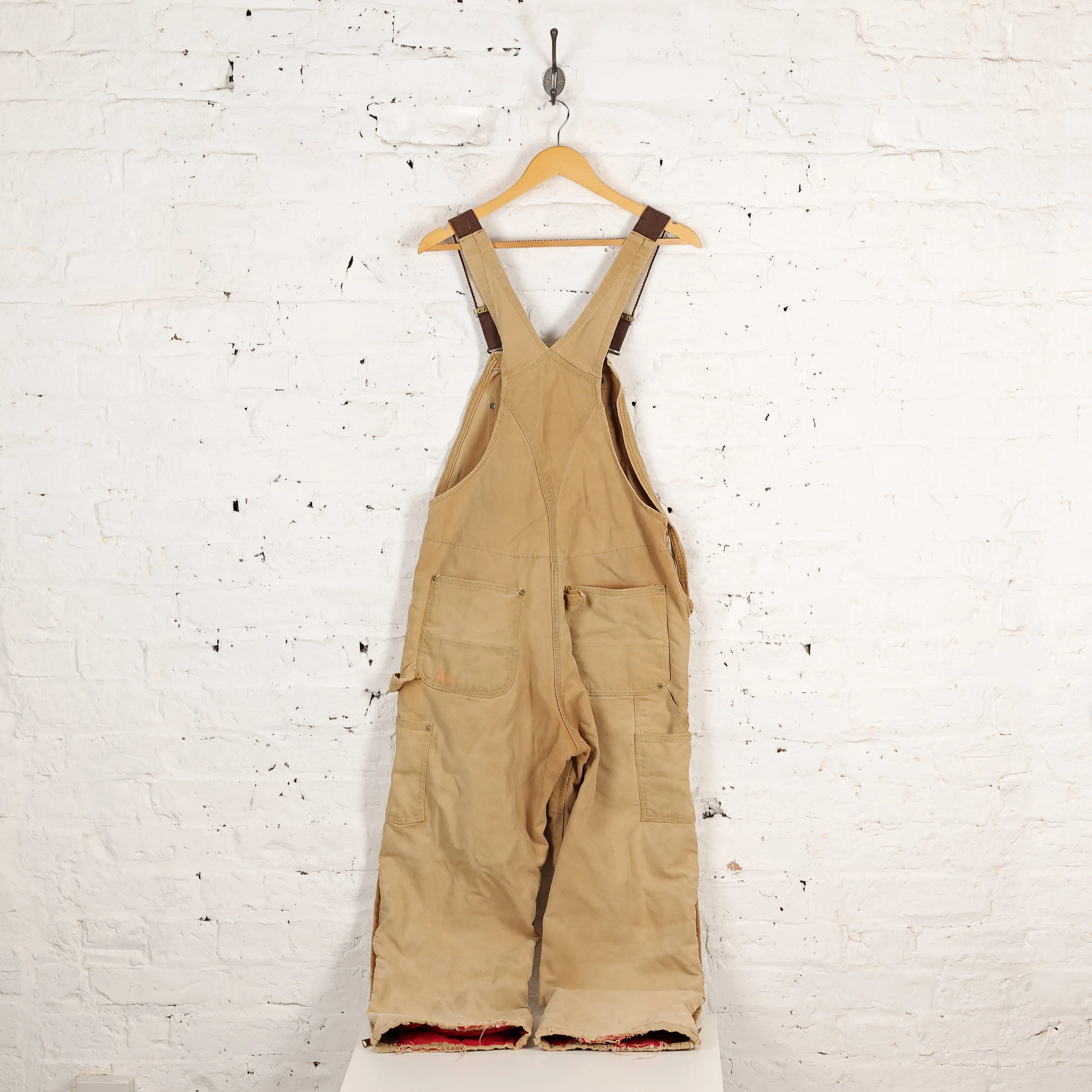 Carhartt Double Knee Work Dungarees - Beige - M