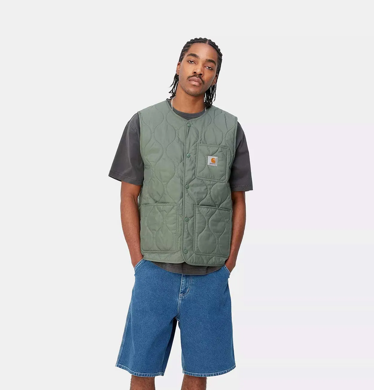 Carhartt WIP Skyton Vest in Park