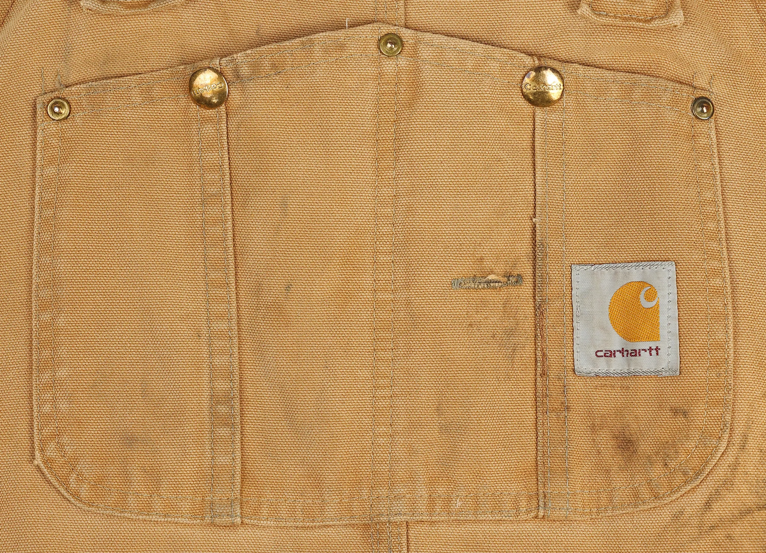 Carhartt Work Double Knee Dungarees - Beige - XXXL
