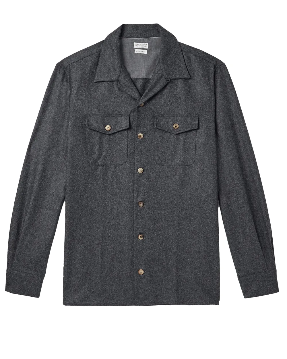 Charcoal Wool Overshirt
