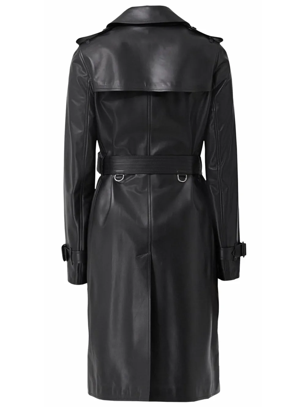 Charismatic Charm Leather Coat for Women