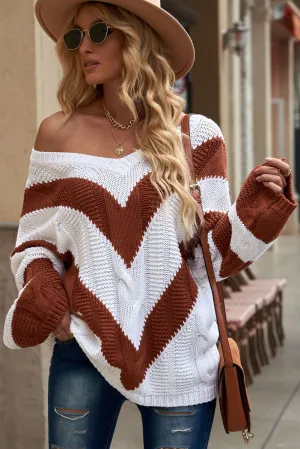 Chevron Tunic Sweater
