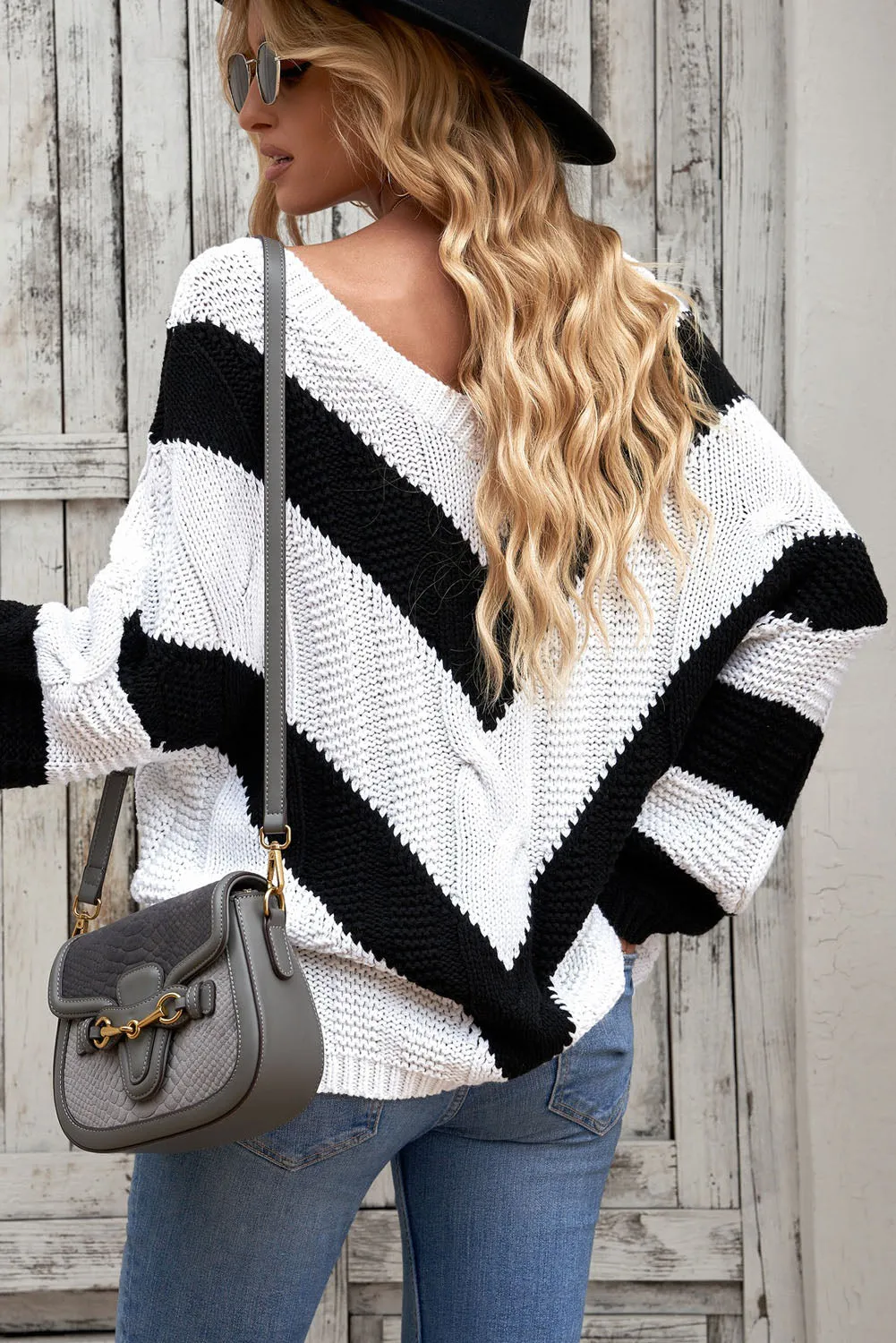 Chevron Tunic Sweater
