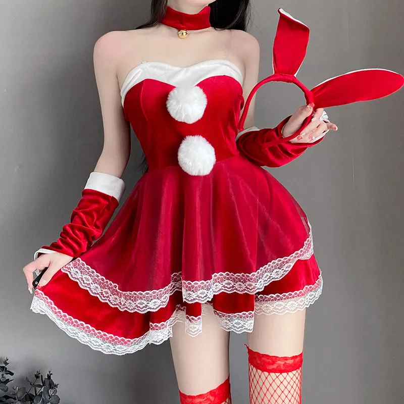 Christmas cute bunny dress yc24790