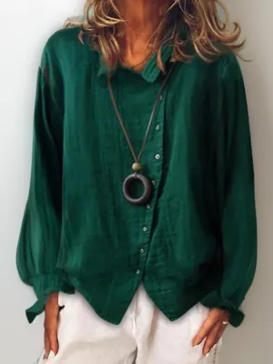 Claudia® | Long sleeve shirt with buttons