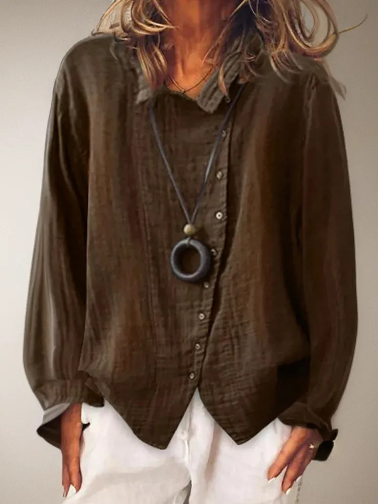 Claudia® | Long sleeve shirt with buttons
