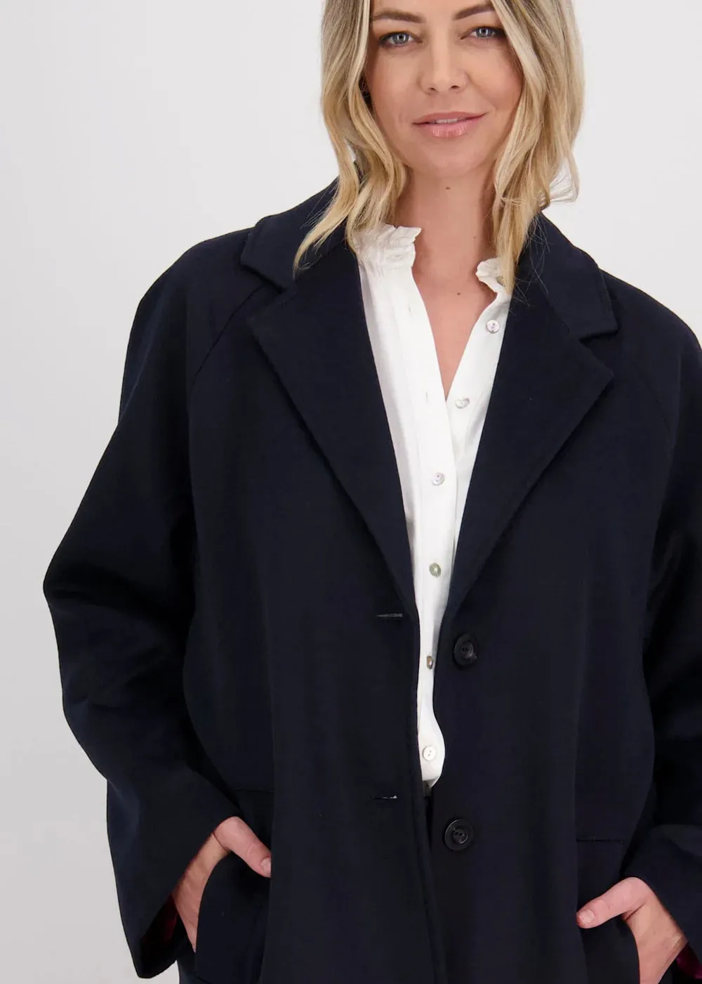 Coat | Harrington Overcoat (Ink)