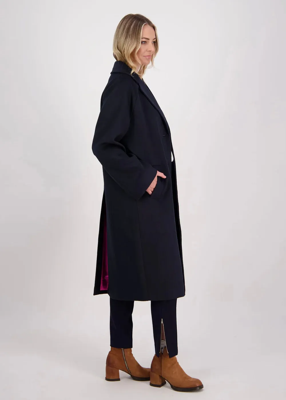 Coat | Harrington Overcoat (Ink)