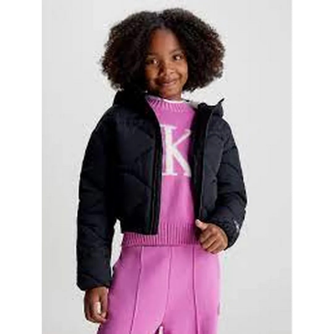Colour Block Puffer Jacket