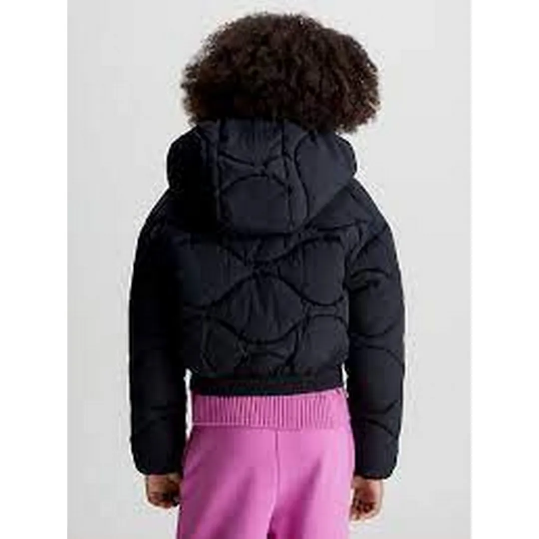 Colour Block Puffer Jacket