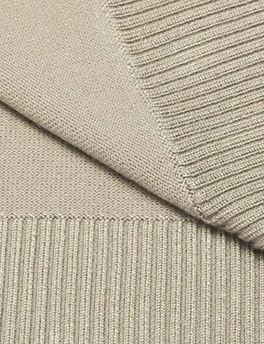 COOFANDY Men's Cable Knit Sweater in Khaki